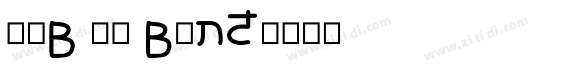 GOB CI BOLD字体转换